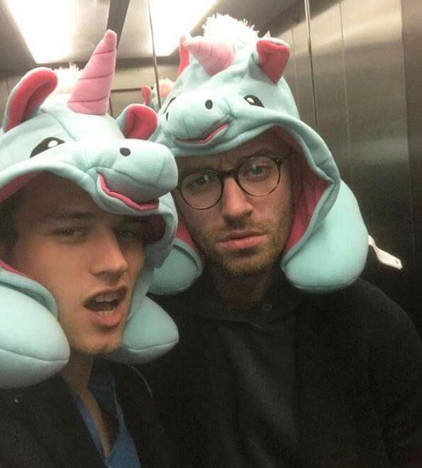 Mabel Smith brother Sam Smith with his ex-boyfriend Brandon Flynn.
